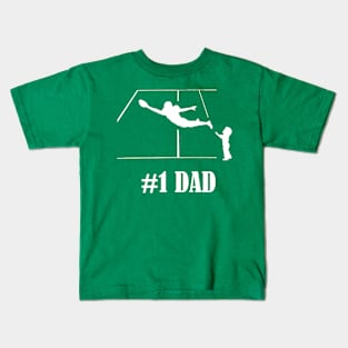 #1 Football Dad Kids T-Shirt